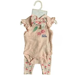 Sterling Baby 3 Piece Baby Girl Outfit Set